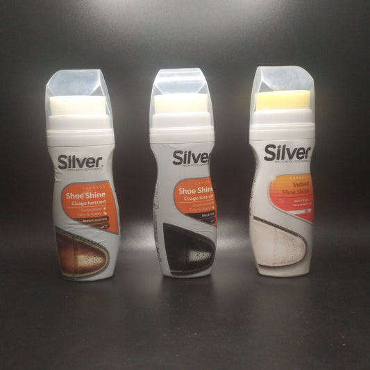 Instant shoe shine Silver