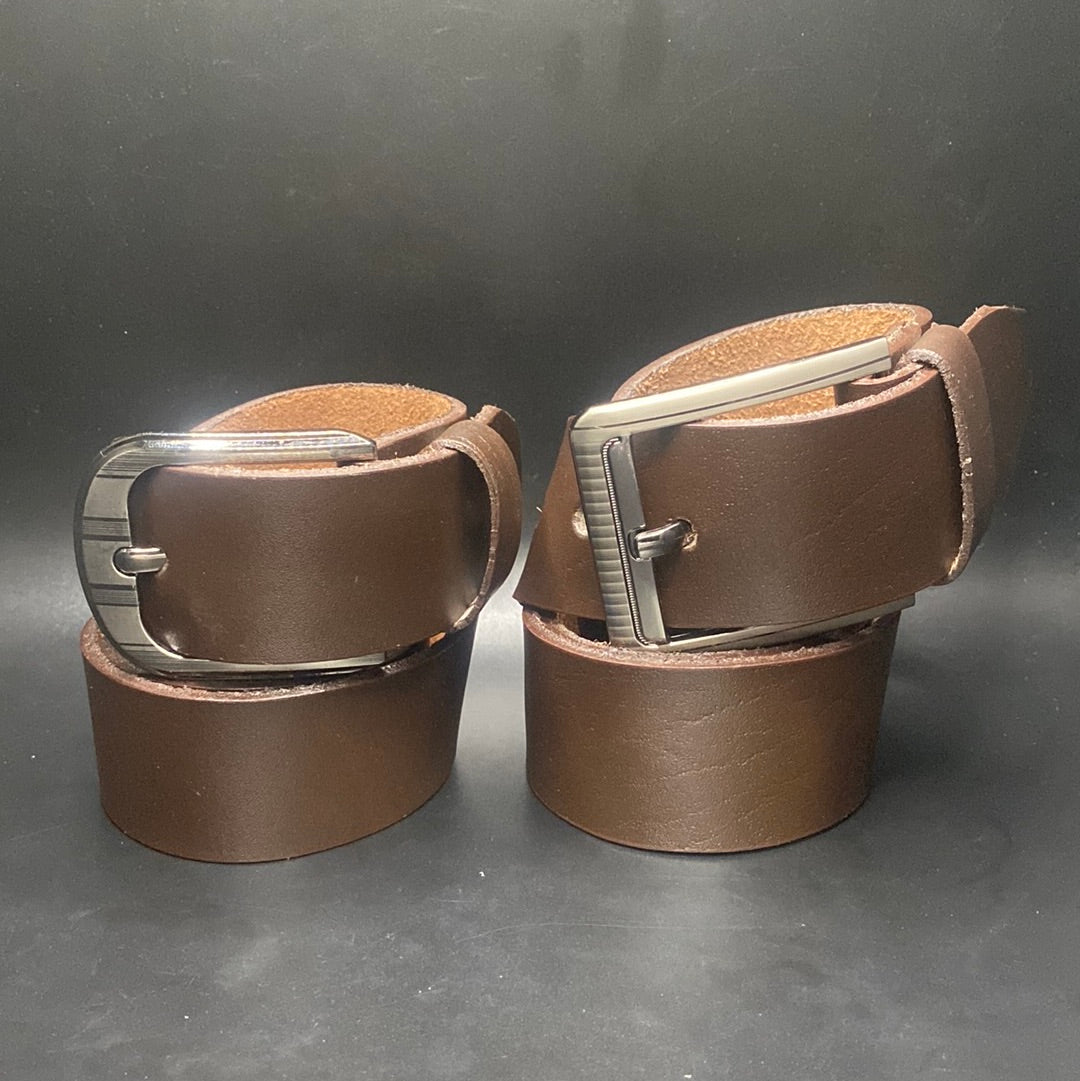 Leather belt 4cm, 4.5cm