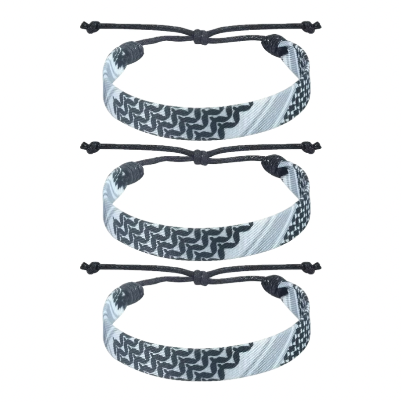 3pc Keffiah bracelet