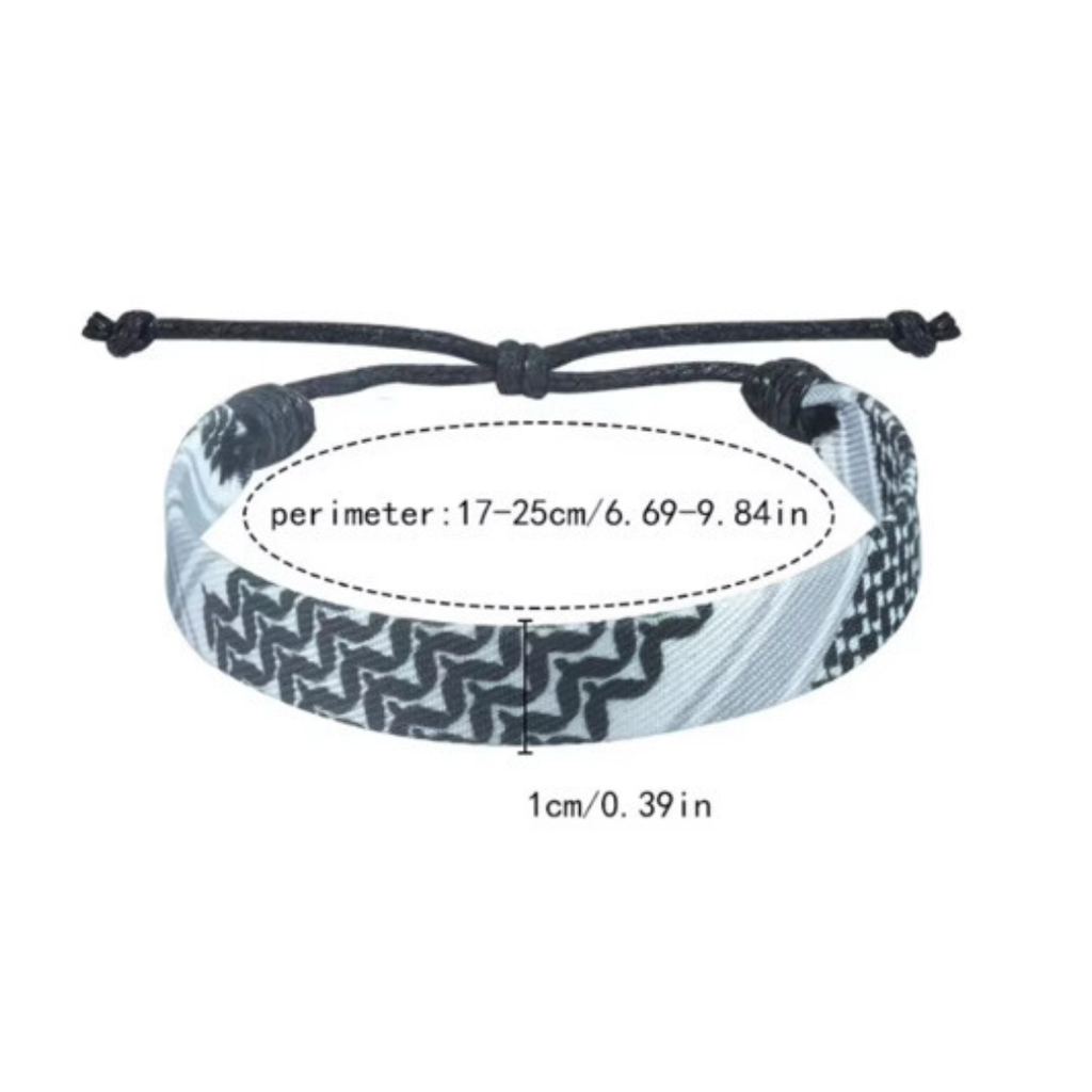 3pc Keffiah bracelet