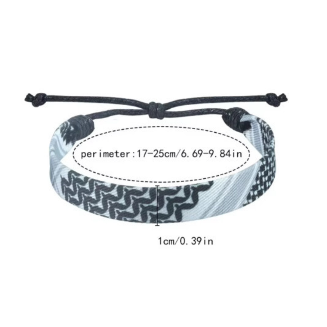 3pc Keffiah bracelet